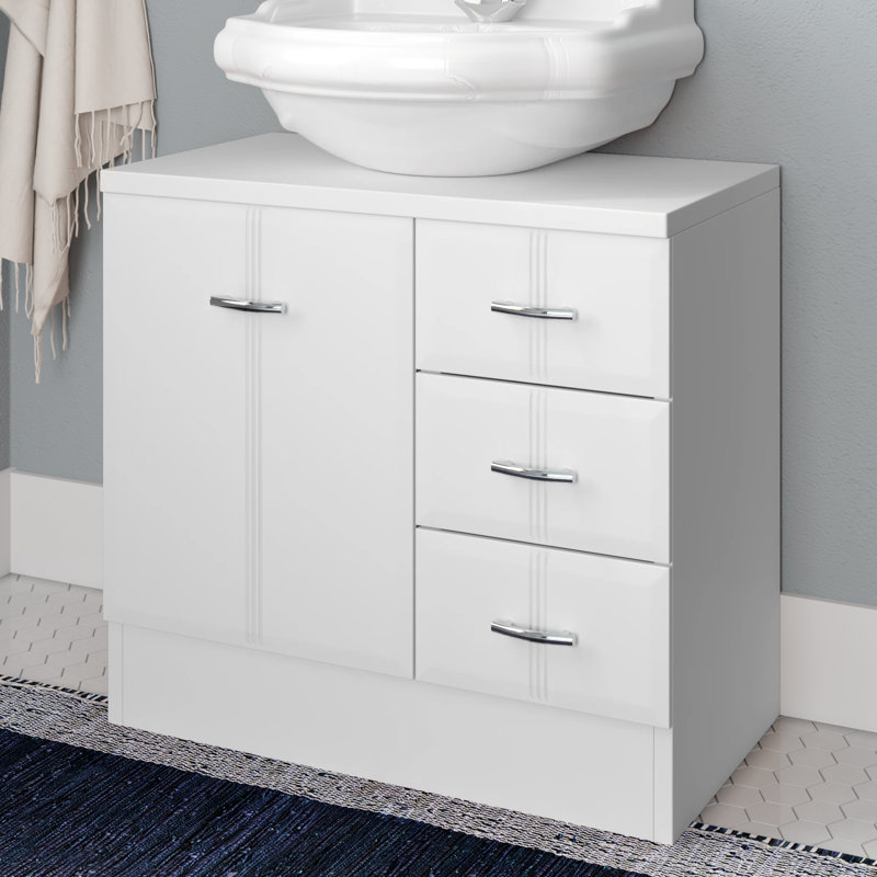 Waschbeckenunterschrank Mit Schubladen 60 Cm Breit